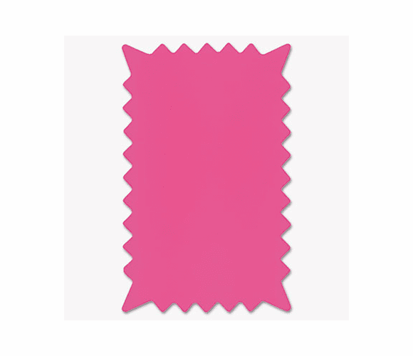 COS090251 Die Cut Paper Signs,  6 3/8 x 10 1/8, Rectangle, Assorted Colors, Pack of 36 Ea By CONSOLIDATED STAMP