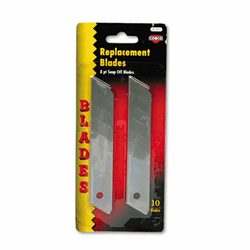 COS091471 Snap Blade Utility Knife Replacement Blades, 10/Pack By CONSOLIDATED STAMP