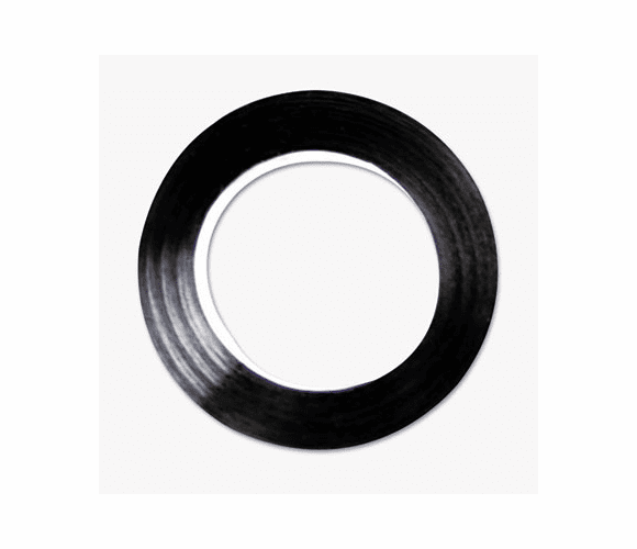 COS098075 Art Tape, Black Gloss, 1/4 x 324 By CONSOLIDATED STAMP