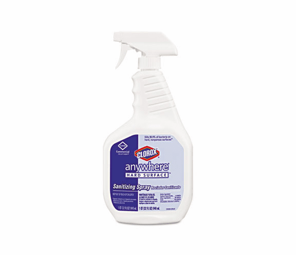 COX01698 Anywhere Sanitizing Spray, EPA-Approved, 32 oz. Bottle By CLOROX SALES CO.