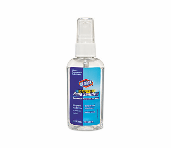 COX02174 Unscented Moisturizing Hand Sanitizer, 2-oz. Spray Bottle By CLOROX SALES CO.