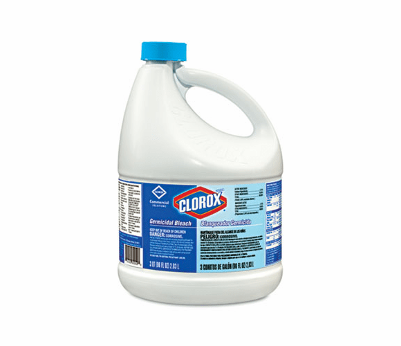 COX02490CT Germicidal Bleach, 96 oz. Bottle, 6/Carton By CLOROX SALES CO.