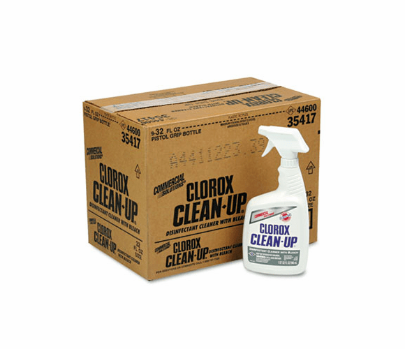 COX35417CT Clean-Up Cleaner w/Bleach, 32 oz Bottle, 9/Carton By CLOROX SALES CO.