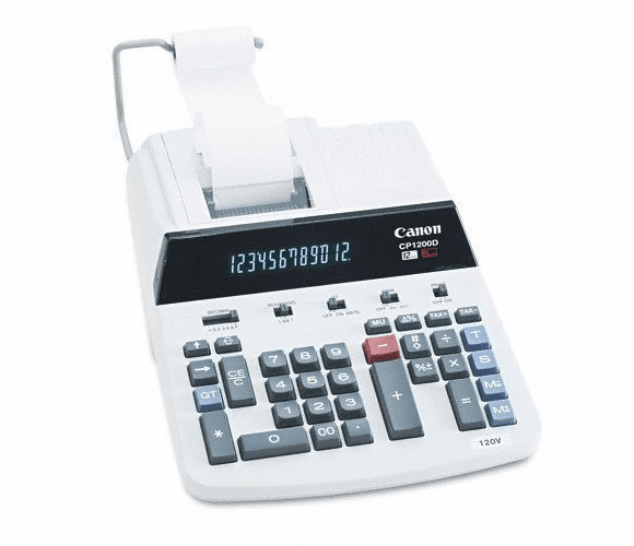 CP1200-D Commercial Desktop Printing Calculator By Canon