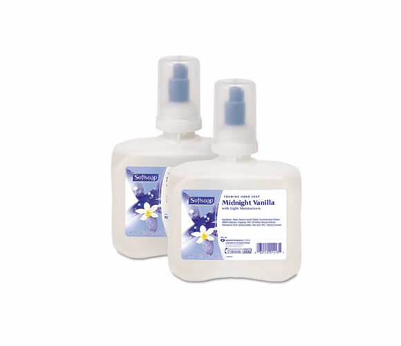 CPM01418 Foaming Hand Soap Refill, Midnight Vanilla Scent, Clear,1250 ml, 2 per Carton By COLGATE PALMOLIVE, IPD.