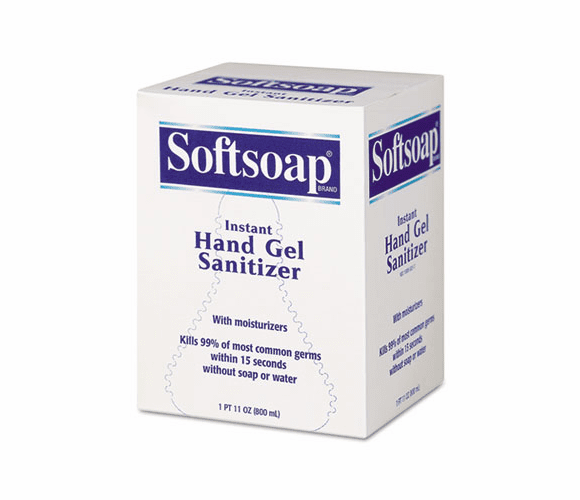 CPM01922EA Fragrance-Free Instant Hand Gel Sanitizer Refill, 800-ml Bag, Clear By COLGATE PALMOLIVE, IPD.