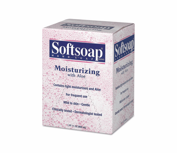 CPM01924CT Moisturizing Soap w/Aloe, Unscented Liquid, Dispenser, 800ml, 12/Carton By COLGATE PALMOLIVE, IPD.