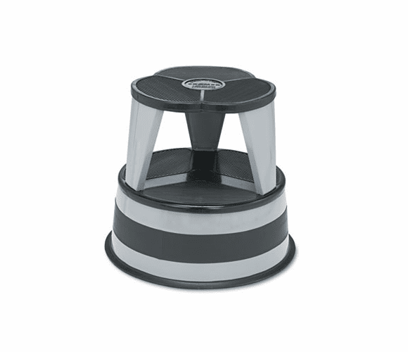 CRA100182 Original Kik-Step Steel Step Stool,15 5/8 dia x 14h,300lb Duty Rating, Warm Gray By CRAMER