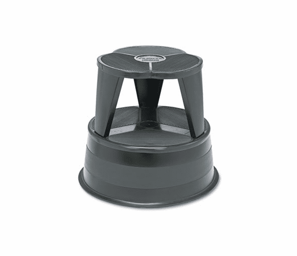 CRA100192 Original Kik-Step Steel Step Stool, 15-5/8 dia. x 14h, 300lb Duty Rating, Black By CRAMER