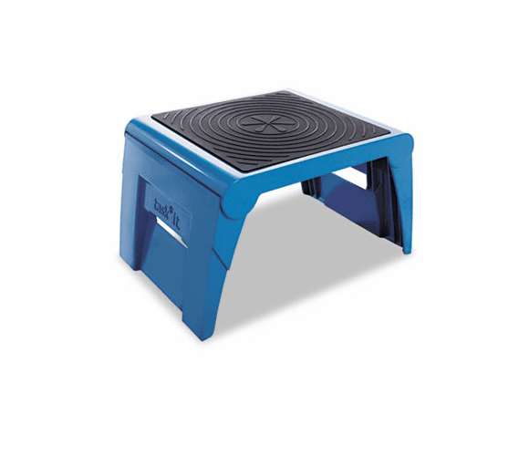 CRA50051PK63 Folding Step Stool, 250lb Duty Rating, 14w x 11 1/4d x 9 3/4h, Blue By CRAMER