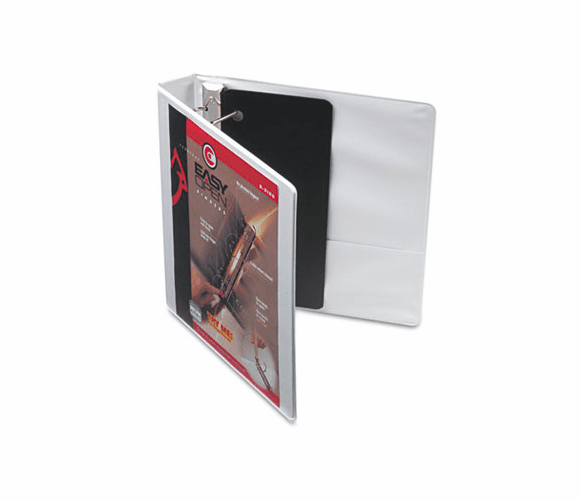 CRD10310 Recycled ClearVue EasyOpen D-Ring Presentation Binder, 1-1/2" Capacity, White By CARDINAL BRANDS INC.
