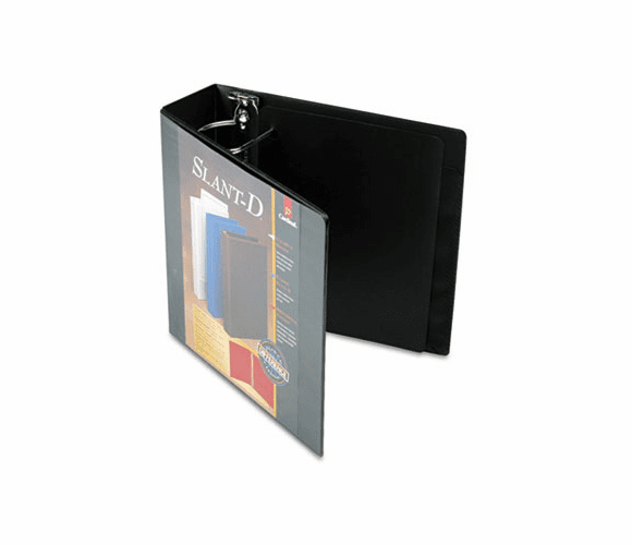 CRD10601 ClearVue Premium Slant-D Vinyl Presentation Binder, 3" Capacity, Black By CARDINAL BRANDS INC.