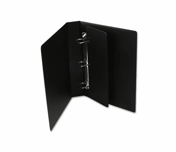 CRD14532 Heavyweight Vinyl Slant-D 3-Ring Binder With Label Holder, 2" Cap, Black By CARDINAL BRANDS INC.