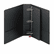 CRD18732 Recycled Leather Grain Vinyl EasyOpen Slant D-Ring Binder, 2" Capacity, Black By CARDINAL BRANDS INC.