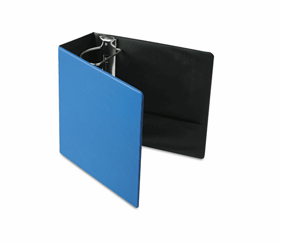 CRD18767 Recycled EasyOpen Slant D-Ring Binder, Finger Slot, 5" Capacity, Medium Blue By CARDINAL BRANDS INC.
