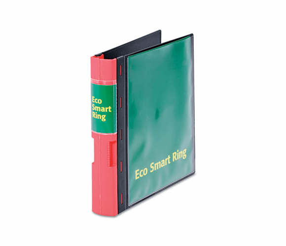CRD24033 EcoSmart Ring View Binder, 2" Capacity, Black/Red By CARDINAL BRANDS INC.