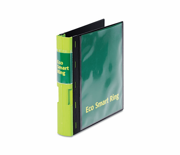 CRD24034 EcoSmart Ring View Binder, 2" Capacity, Black/Green By CARDINAL BRANDS INC.