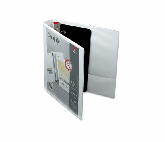CRD26310 ClearVue XtraLife Slant-D Presentation Binder, 1-1/2" Capacity, White By CARDINAL BRANDS INC.