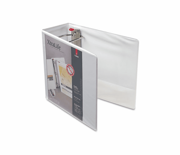 CRD26350 ClearVue XtraLife Slant-D Presentation Binder, 5" Capacity, White By CARDINAL BRANDS INC.