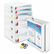 CRD43100 EasyOpen FreeStand Binder With Locking Slant-D Rings, 1" Capacity, White By CARDINAL BRANDS INC.