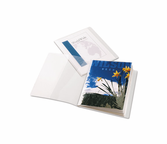 CRD51532 ClearThru ShowFile Presentation Book, 12 Letter-Size Sleeves, Clear By CARDINAL BRANDS INC.