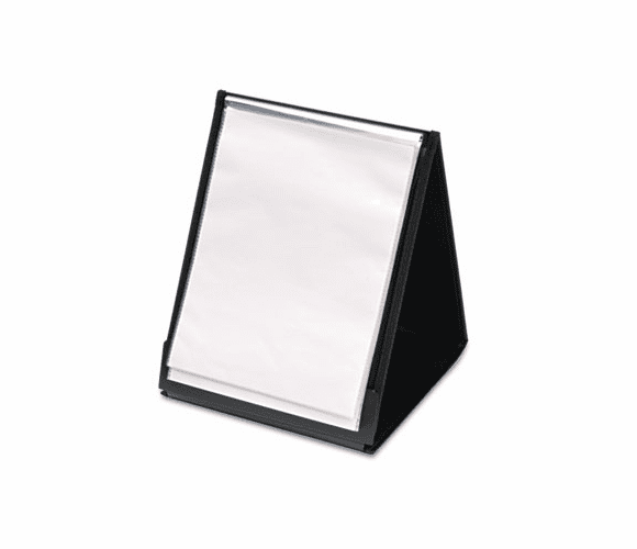 CRD52111 ShowFile Vertical Display Easel, 20 Letter-Size Sleeves, Black By CARDINAL BRANDS INC.