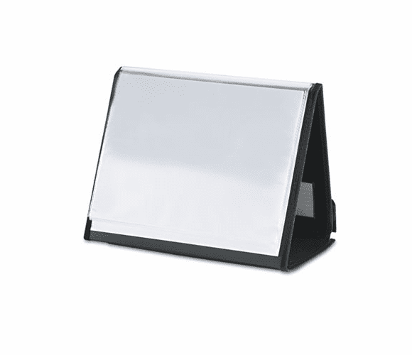 CRD52132 ShowFile Horizontal Display Easel, 20 Letter-Size Sleeves, Black By CARDINAL BRANDS INC.