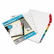 CRD61028 Traditional OneStep Index System, 10-Tab, 1-10, Letter, Assorted, 6 Sets By CARDINAL BRANDS INC.