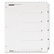 CRD61313 OneStep Plus Index System, 5-Tab, White By CARDINAL BRANDS INC.
