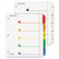 CRD61313 OneStep Plus Index System, 5-Tab, White By CARDINAL BRANDS INC.