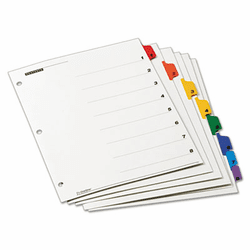 CRD61818 OneStep Plus Index System, 8-Tab, Multi-Color By CARDINAL BRANDS INC.