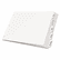 CRD84270 Write 'n Erase Tabloid Index Dividers, 5-Tab, White By CARDINAL BRANDS INC.