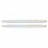 CRO330105 Classic Century Medalist Ballpoint Pen % Pencil Set, Chrome/23kt. Gold Plate By A.T. CROSS COMPANY