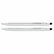 CRO350105 Classic Century Ballpoint Pen & Pencil Set, Chrome/Black Accent By A.T. CROSS COMPANY