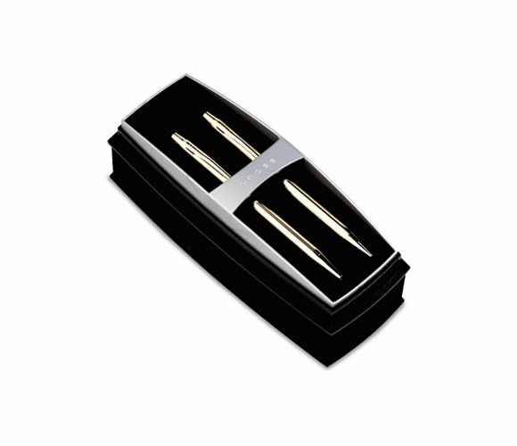 CRO450105 Classic Century Ballpoint Pen & Pencil Set, 10 Kt. Gold Filled By A.T. CROSS COMPANY