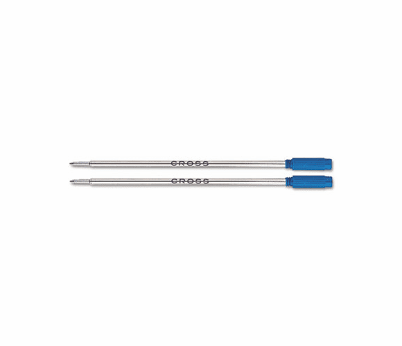 CRO85112 Refills for Ballpoint Pens, Medium, Blue Ink, 2/Pack By A.T. CROSS COMPANY