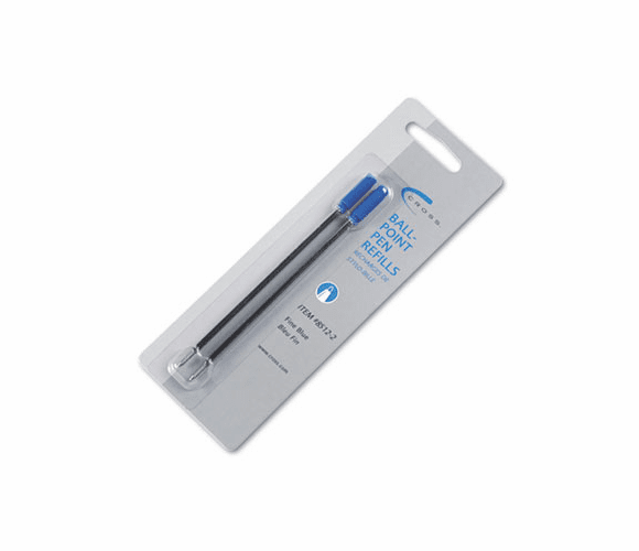 CRO85122 Refills for Ballpoint Pens, Fine, Blue Ink, 2/Pack By A.T. CROSS COMPANY
