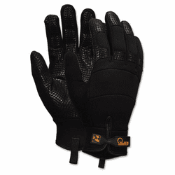 CRW907L Memphis Multi-Task Synthetic Gloves, Large, Black By MCR SAFETY