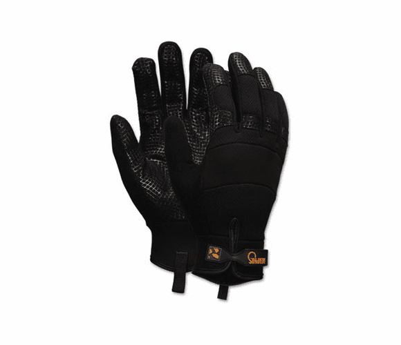 CRW907L Memphis Multi-Task Synthetic Gloves, Large, Black By MCR SAFETY