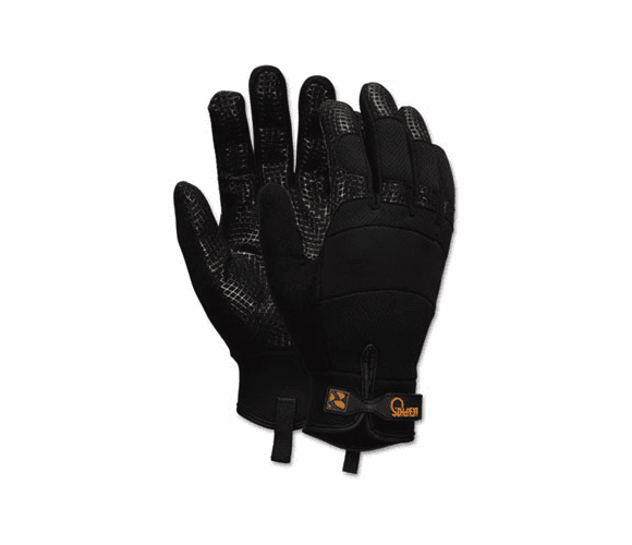 CRW907M Memphis Multi-Task Synthetic Palm Gloves, Medium, Black By MCR SAFETY