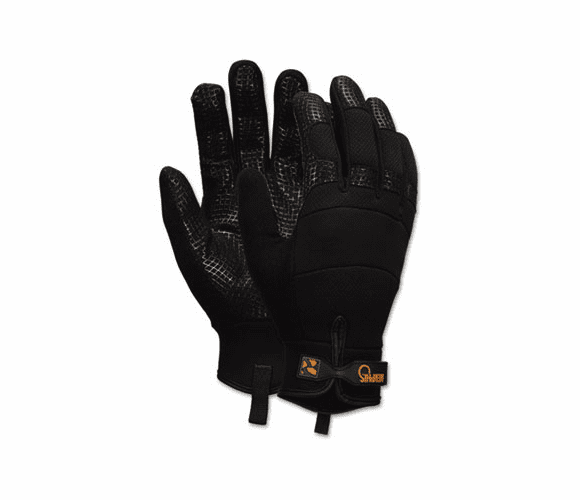 CRW907XL Memphis Multi-Task Synthetic Palm Gloves, Extra Large, Black By MCR SAFETY