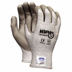 CRW9672XL Memphis Dyneema Polyurethane Gloves, Extra Large, White/Gray By MCR SAFETY