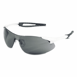 CRWIA132AF Inertia Safety Glasses, White Frame, Gray Anti-Fog Lens, One Size By MCR SAFETY