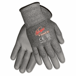 CRWN9677M Ninja Force Polyurethane Coated Gloves, Medium, Gray By MCR SAFETY