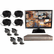 CS-4-M 4CH DVR COMPLETE SYSTEM, 500GB HD, 4 WIRED CAMERAS, WITH MONITOR By Armor