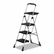 CSC11880PBLW1 MaxTM Work Platform Project Ladder, 225lb Duty Rating, 22wx31dx55h, Steel, Black By COSCO