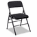 CSC36885CVB4 Deluxe Fabric Padded Seat & Back Folding Chairs, Cavallaro Black, 4/Carton By COSCO