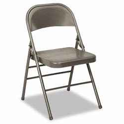 CSC60810DGR4 60-810 Series All Steel Folding Chairs, Dark Gray, 4/Carton By COSCO