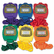 CSI910SET Water-Resistant Stopwatches, 1/100 Second, Assorted Colors, 6/Set By CHAMPION SPORT