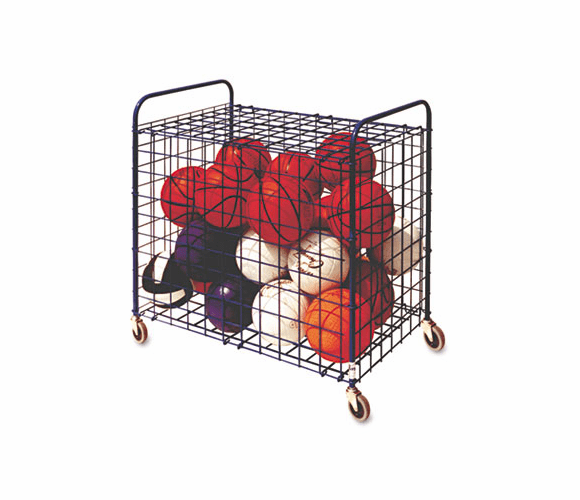 CSILFX Lockable Ball Storage Cart, 24-Ball Capacity, Black By CHAMPION SPORT